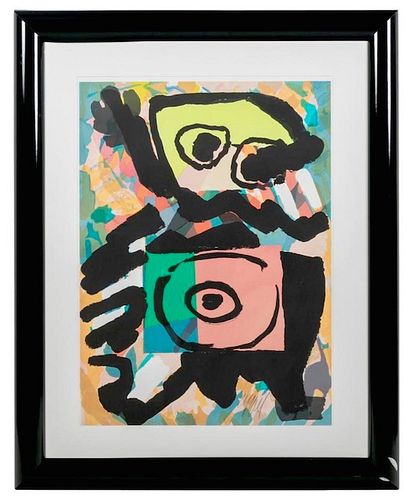 Karel Appel, "Abstract Face"