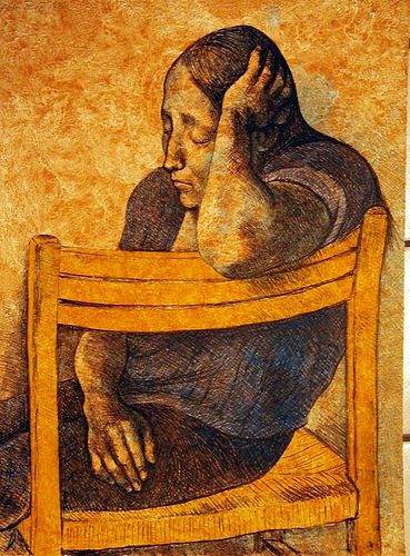 Francisco Zuniga,"Muchacha en una silla"