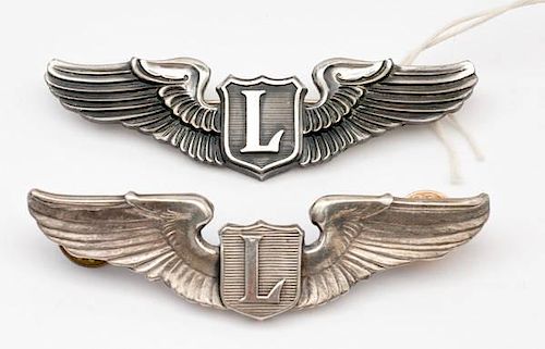 Liaison Pilot's Wings, Lot of 2 