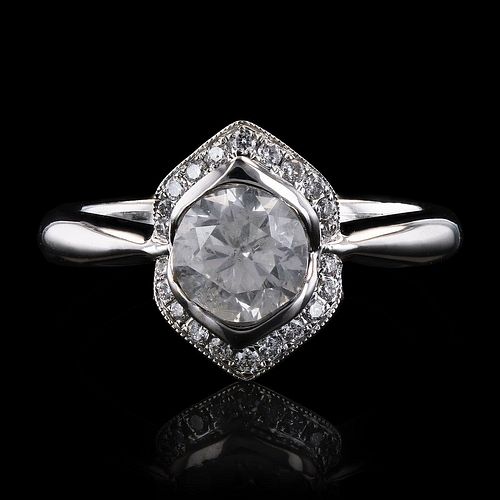 Diamond 18K White Gold Ring