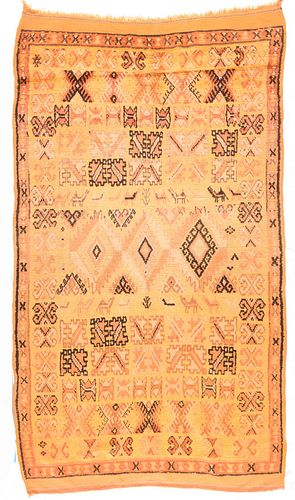 Vintage Moroccan Rug, 4’10’’ x 8’9’’