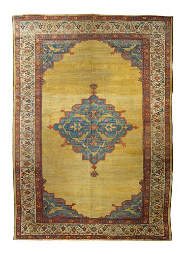 Antique Mahal Sultanabad Rug, 10’8’’ x 14’9’’
