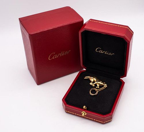 Cartier Paris Panthere Trinity brooch in 18k gold