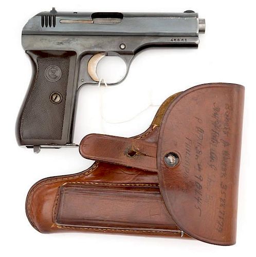 **German WWII CZ-27 Pistol and Holster 