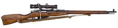 **Russian WWII Moisin-Nagant Sniper Rifle 