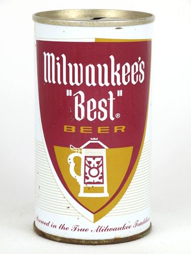 1968 Milwaukee's "Best" Beer 12oz Tab Top Can T94-36, Milwaukee, Wisconsin