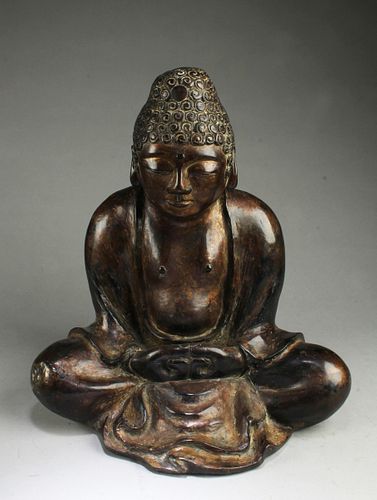 A Seated Buddha Statue