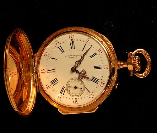 18kt A.Golay-Leresche Geneve Pocket Watch