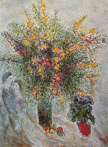 Marc Chagall - Fleurs dans la Lumiere