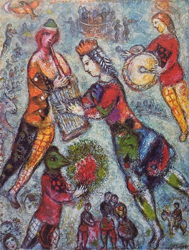Marc Chagall - La Musicienne