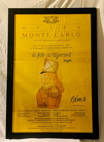Fernando Botero,"La Fille du Regiment at the Opera de Monte-CarloPoster"
