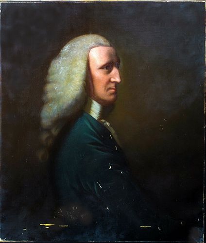 PORTRAIT OF GEORGE, 1ST LORD LYTTELTON (1709-1773) OIL PAINTING