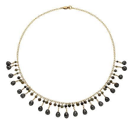 Colored Diamond, Gold Necklace