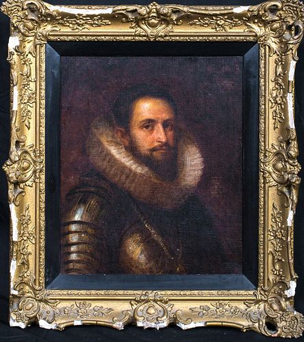 PORTRAIT OF AMBROGIO SPINOLA, 1ST MARQUESS OF LOS BALBASES OIL PAINTING