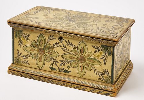 Small Paint-Decorated Chest