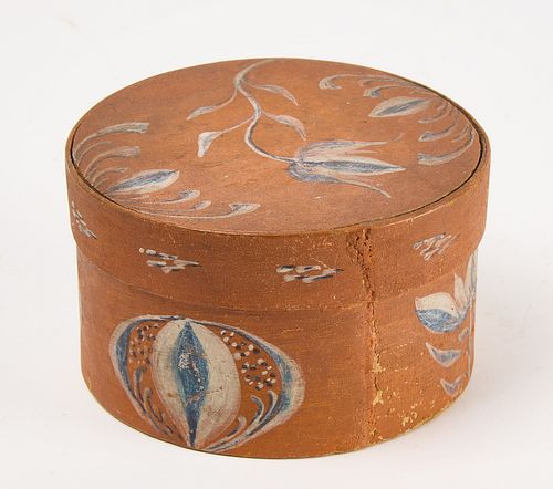 Decorated Bentwood Box