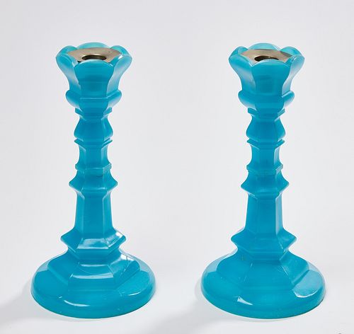 Pair of Pittsburgh Candlesticks