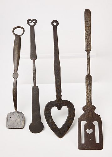Four Wrought Iron Tools