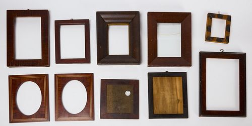 Lot of Ten Antique Frames