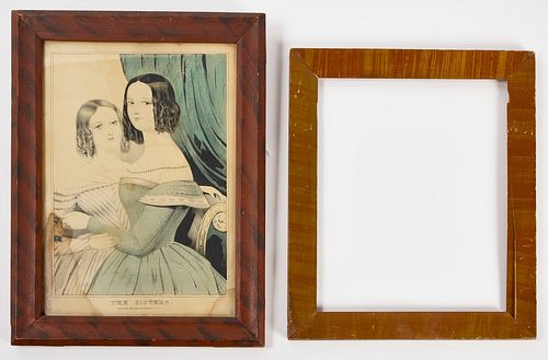 Two Paint-Decorated Frames