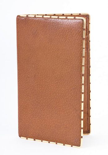 A Gentleman's Gold and Leather Wallet