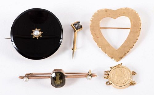 A Collection of Brooches
