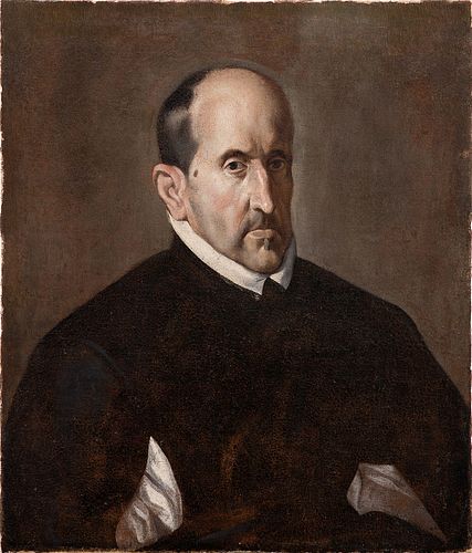 Spanish master; 17th century. 
"Portrait of Luis de Góngora". 
Oil on canvas.