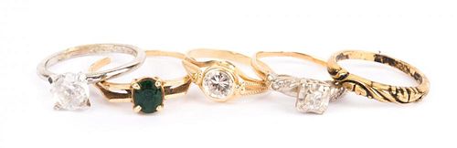 A Collection of Ladies' Rings