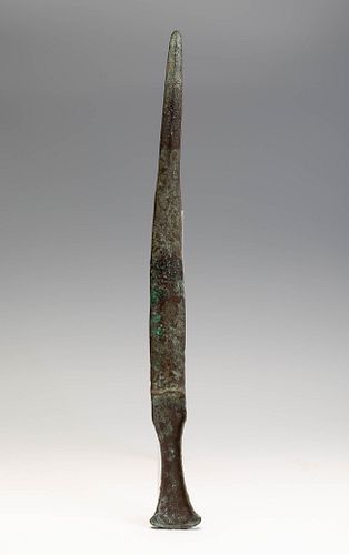 Spearhead. Luristan, Iran 1000 B.C. Approx . 
Bronze.