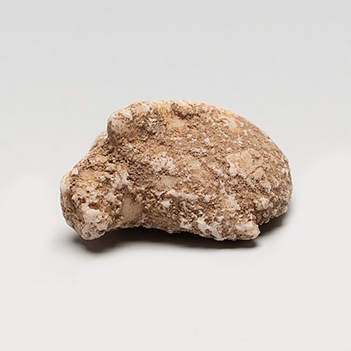 Kilia idol head. Anatolia, 2800 to 2200 B.C. 
Marble.