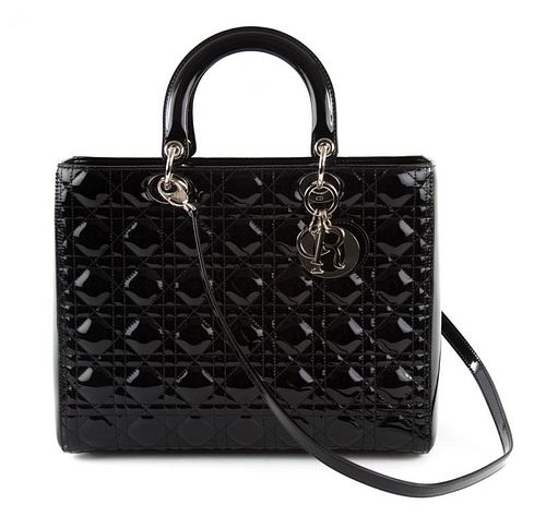 A Christian Dior Lady Dior Handbag