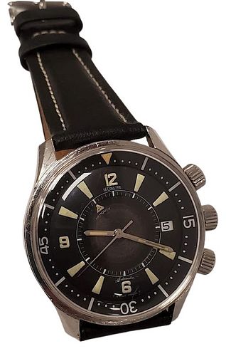 LeCoultre Polaris Alarm Divers Wristwatch, E859, circa 1967, 41.9 millimeters.