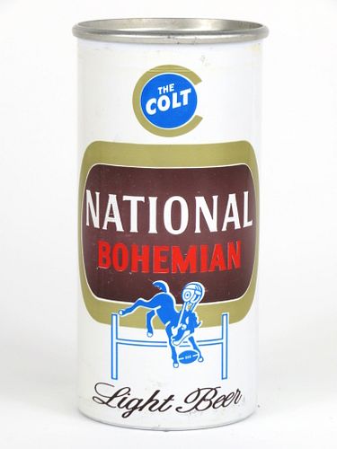 1961 National Bohemian Light Beer 7oz 242-03, Flat Top, Baltimore, Maryland