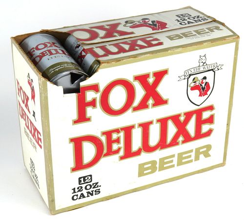1975 Fox DeLuxe Beer 12oz 12 pack With 65-38 Cans, Cold Spring, Minnesota
