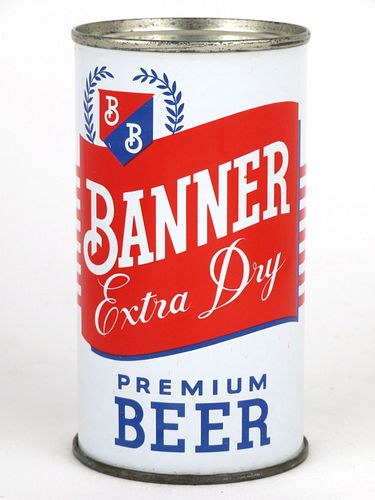 1961 Banner Extra Dry Beer 12oz 34-26, Flat Top, Cumberland, Maryland
