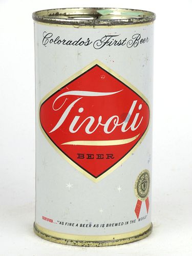 1963 Tivoli Beer 12oz 139-03.1, Flat Top, Denver, Colorado