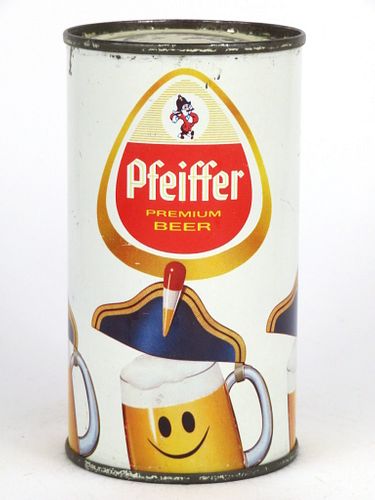 1958 Pfeiffer Premium Beer 12oz 114-24, Flat Top, Detroit, Michigan