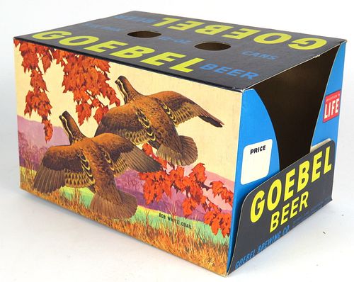 1953 Goebel Beer 6 pack Bob White Quail 12oz No Ref., Flat Top, Detroit, Michigan