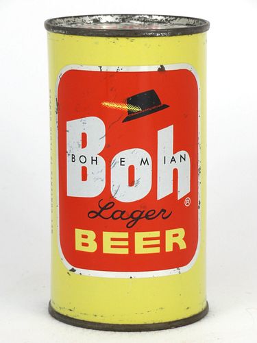 1960 Boh Bohemian Lager Beer 12oz 40-12, Flat Top, Fall River, Massachusetts