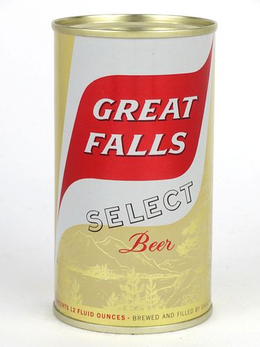 1962 Great Falls Select Beer 12oz 74-26, Bank Top, Great Falls, Montana