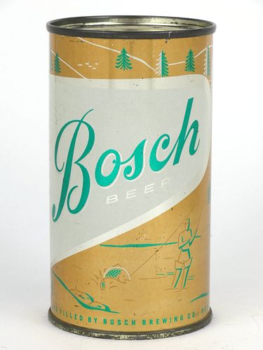 1958 Bosch Beer 12oz 40-39.2, Flat Top, Houghton, Michigan