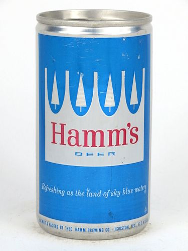 1966 Hamm's Beer 12oz T73-26V, Ring Top, Houston, Texas