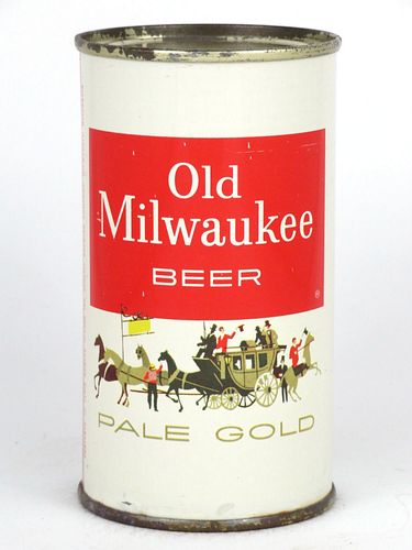 1960 Old Milwaukee Beer 12oz 107-29, Flat Top, Milwaukee, Wisconsin