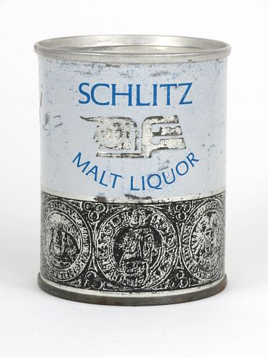 1963 Schlitz Malt Liquor (Paper label) 8oz 242-13, Flat Top, Milwaukee, Wisconsin