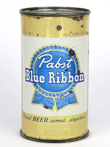 1952 Pabst Blue Ribbon Beer 12oz 111-32, Flat Top, Milwaukee, Wisconsin