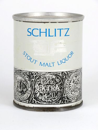 1963 Schlitz Stout Malt Liquor 8oz 242-03, Flat Top, Milwaukee, Wisconsin