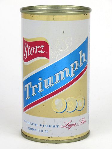 1967 Storz Triumph Beer 12oz No Ref., Flat Top, Minneapolis, Minnesota