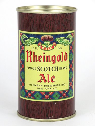 1950 Rheingold Scotch Ale 12oz 123-26, Flat Top, New York (Brooklyn), New York