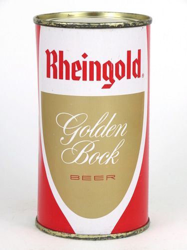 1959 Rheingold Golden Bock Beer 12oz 124-19, Flat Top, New York (Brooklyn), New York