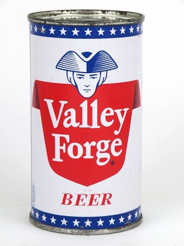 1960 Valley Forge Beer 12oz 143-10, Flat Top, Norristown, Pennsylvania